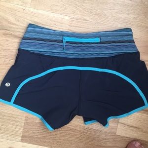Navy blue  Lululemon  Speed Up Shorts  Size 2 💙